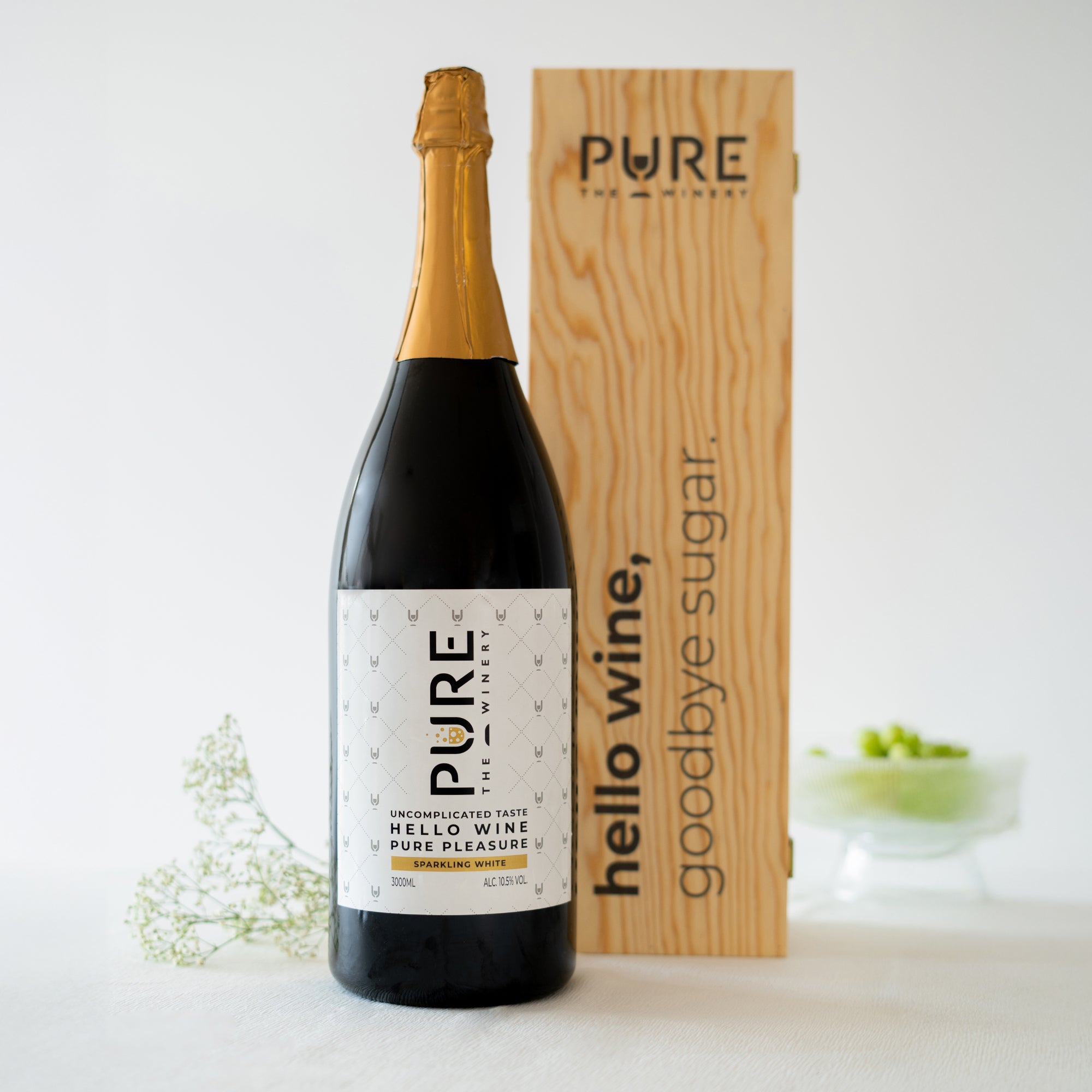 XXL (3L) Zero Zucchero Vino Bianco Spumante